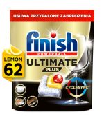 Finish Ultimate Plus Kapsułki do Zmywarki 62 Lemon + Gratis - obrazek 2