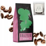 KAWA ZIARNISTA 1kg BRAZYLIA 100%ARABICA Świeżo Palona do EKSPRESU + GRATIS