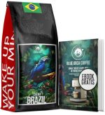 Kawa Ziarnista 1kg BRAZYLIA CREMA Świeżo Palona- Palarnia Blue Orca +GRATIS - obrazek 2