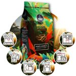 Kawa ziarnista Brazylia 1kg Świeżo Palona - 100% Arabica - Monte Carmelo - obrazek 4
