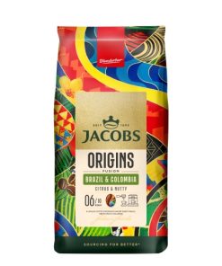 Kawa ziarnista Jacobs Origins Fusion Brazil & Colombia, 100% arabica, 1kg