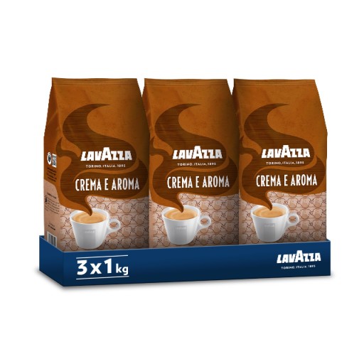 Kawa-ziarnista-Lavazza-Crema-e-Aroma-3x1kg Kawa ziarnista Lavazza Crema e Aroma 3x1kg - obrazek 1