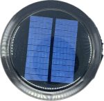 Duży Znicz Solarny srebrny róża - obrazek 2