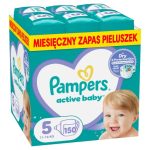 Pampers Active Baby 5 150 szt. 11-16 kg Pieluszki Miesięczny zapas
