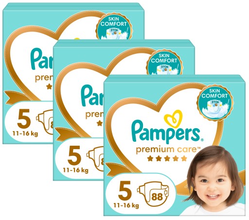 Pampers-Premium-Care-5-264-szt-11-16-kg-Pieluszki Pampers Premium Care 5 264 szt. 11-16 kg Pieluszki - obrazek 1