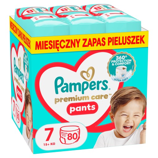 Pampers-Premium-Care-Rozmiar-7-80-szt-Pieluchomajtki-Miesieczny-zapas Pampers Premium Care Rozmiar 7, 80 szt. Pieluchomajtki Miesięczny zapas - obrazek 1