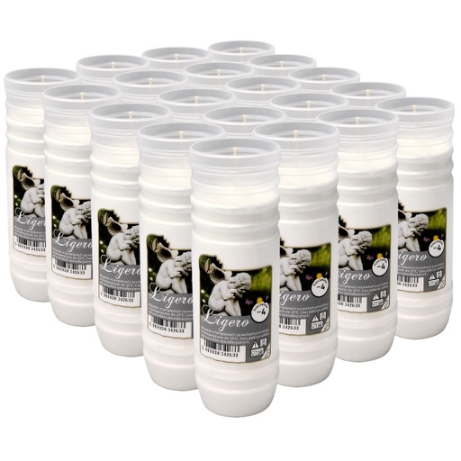 Wklady-do-Zniczy-Parafinowe-Znicze-Ligero-4-Dni-Uniwersalny-Rozmiar-20szt Wkłady do Zniczy Parafinowe Znicze Ligero 4 Dni Uniwersalny Rozmiar 20szt - obrazek 1