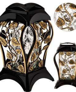 Znicz Kwiaty Złoty Na Grób Cmentarz Ażurowy Na Wszystkich Świętych 33 cm