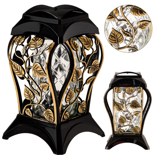 Znicz-Kwiaty-Zloty-Na-Grob-Cmentarz-Azurowy-Na-Wszystkich-Swietych-33-cm Znicz Kwiaty Złoty Na Grób Cmentarz Ażurowy Na Wszystkich Świętych 33 cm - obrazek 1